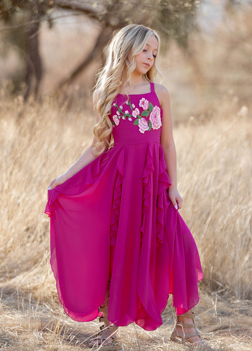 Kaylynn Dress in Berry