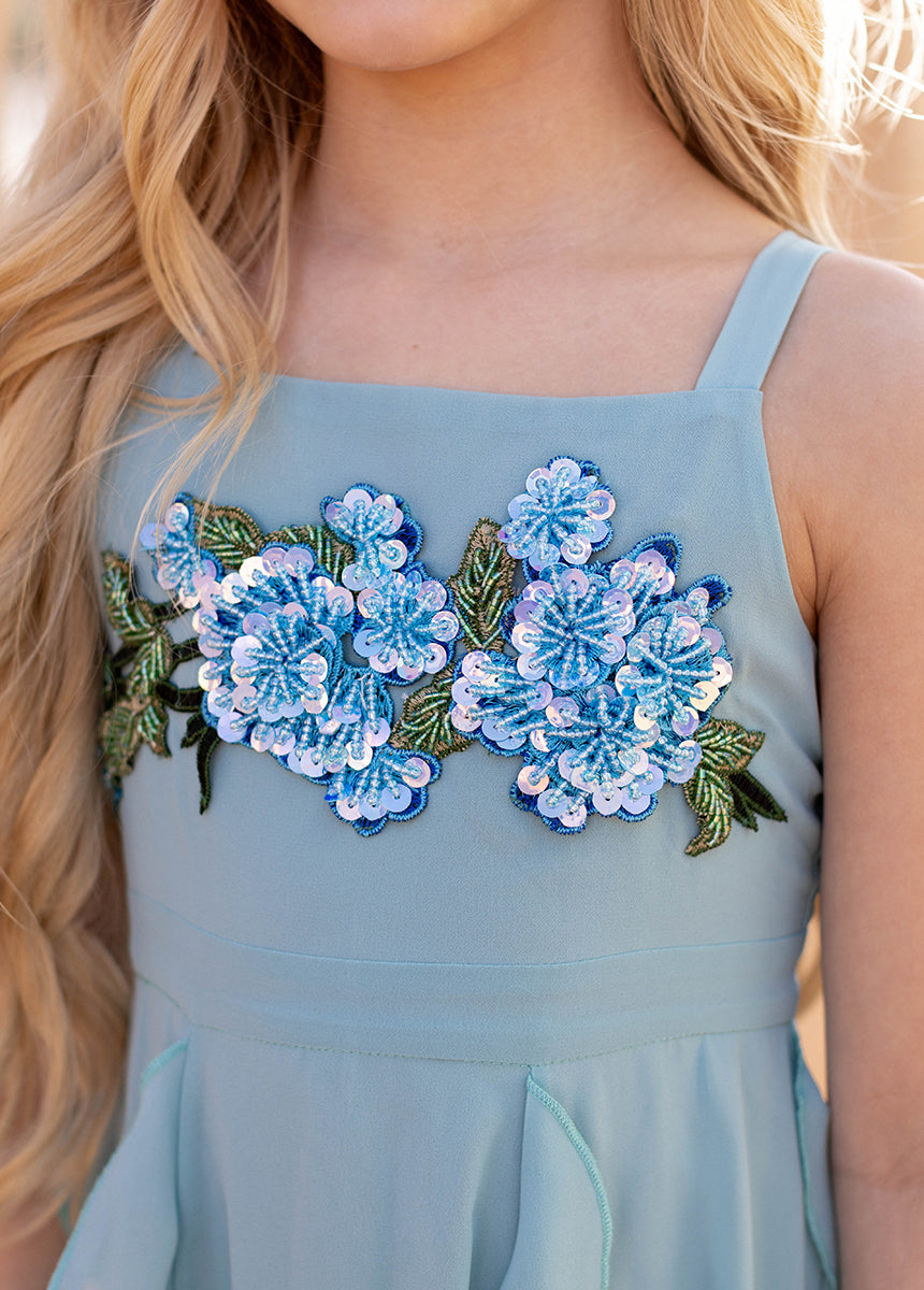 Kaylynn Dress in Seaglass