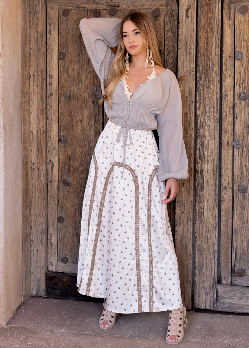 Kimber Top in Steel Blue