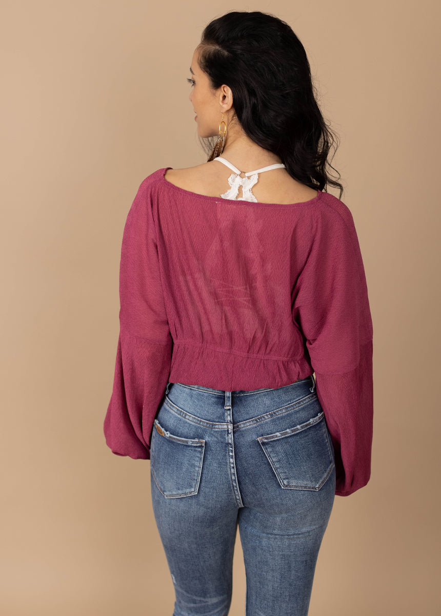 Kimber Top in Berry