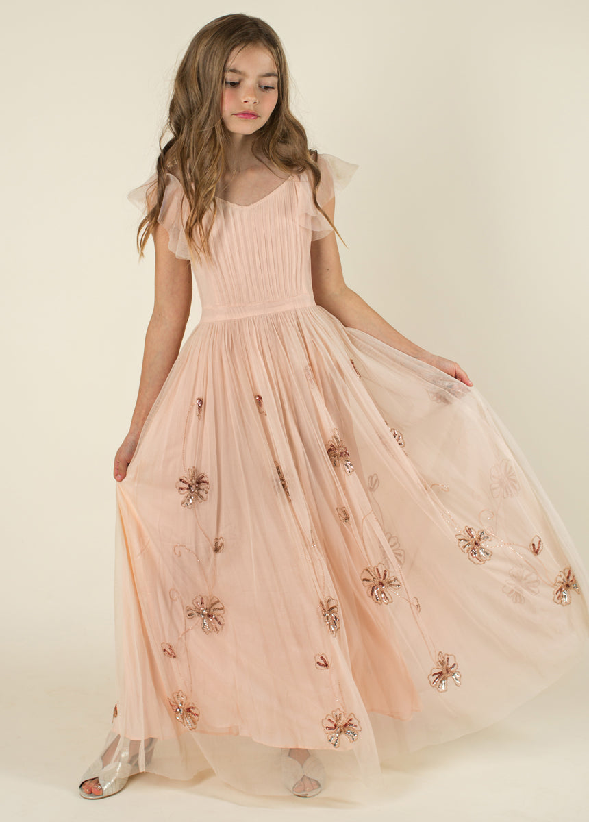 Kristine Dress in Blush