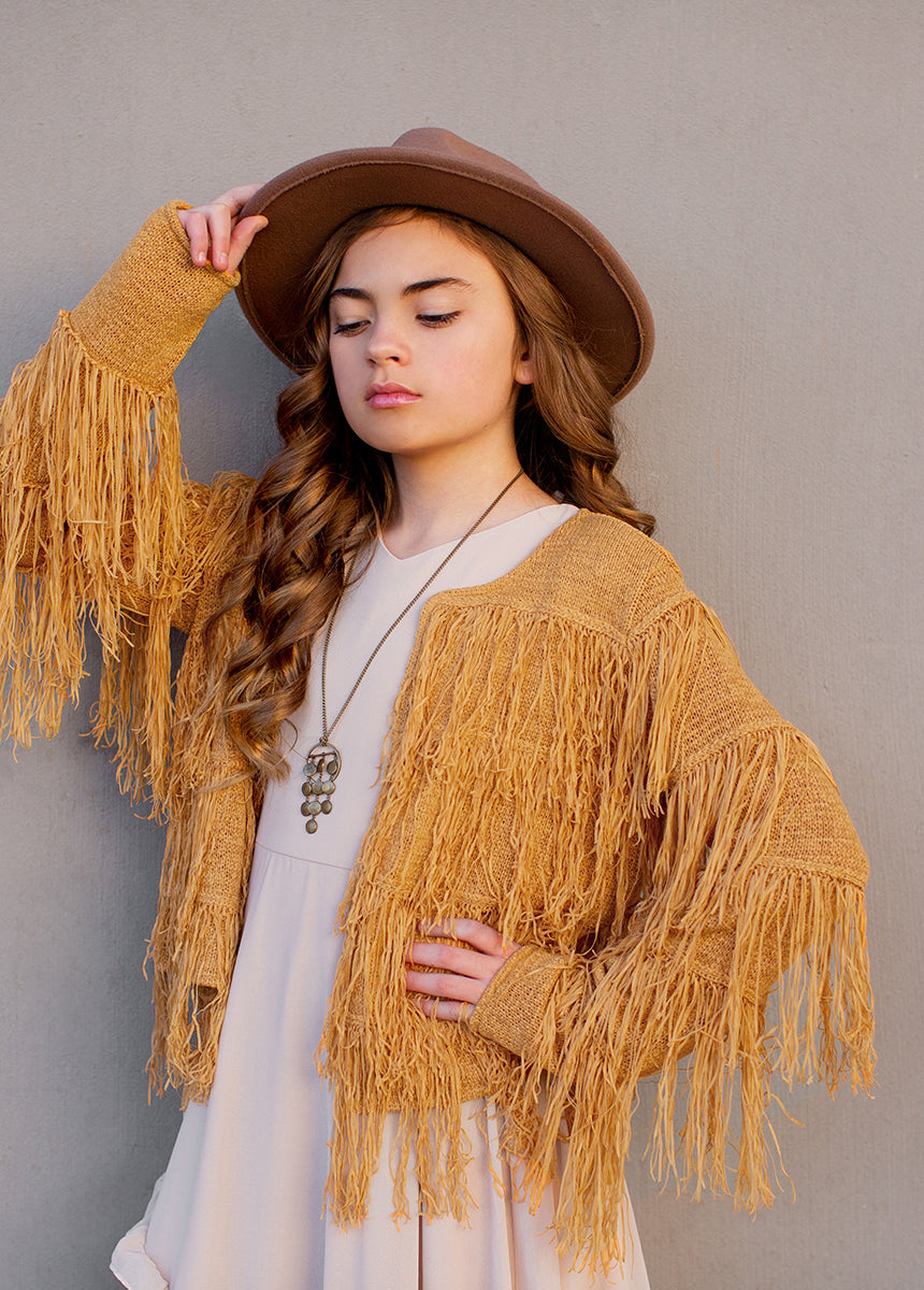 Kylie Cardigan in Camel