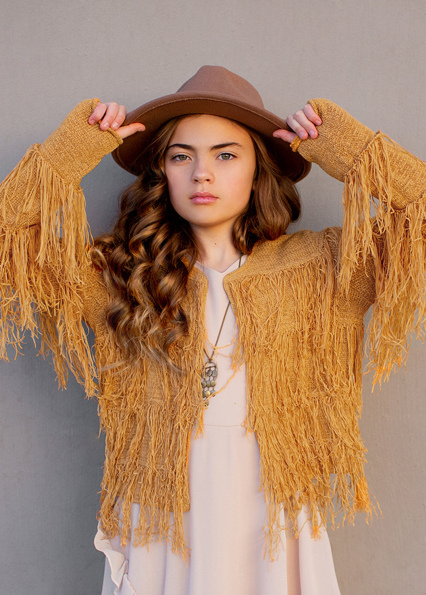 Kylie Cardigan in Camel