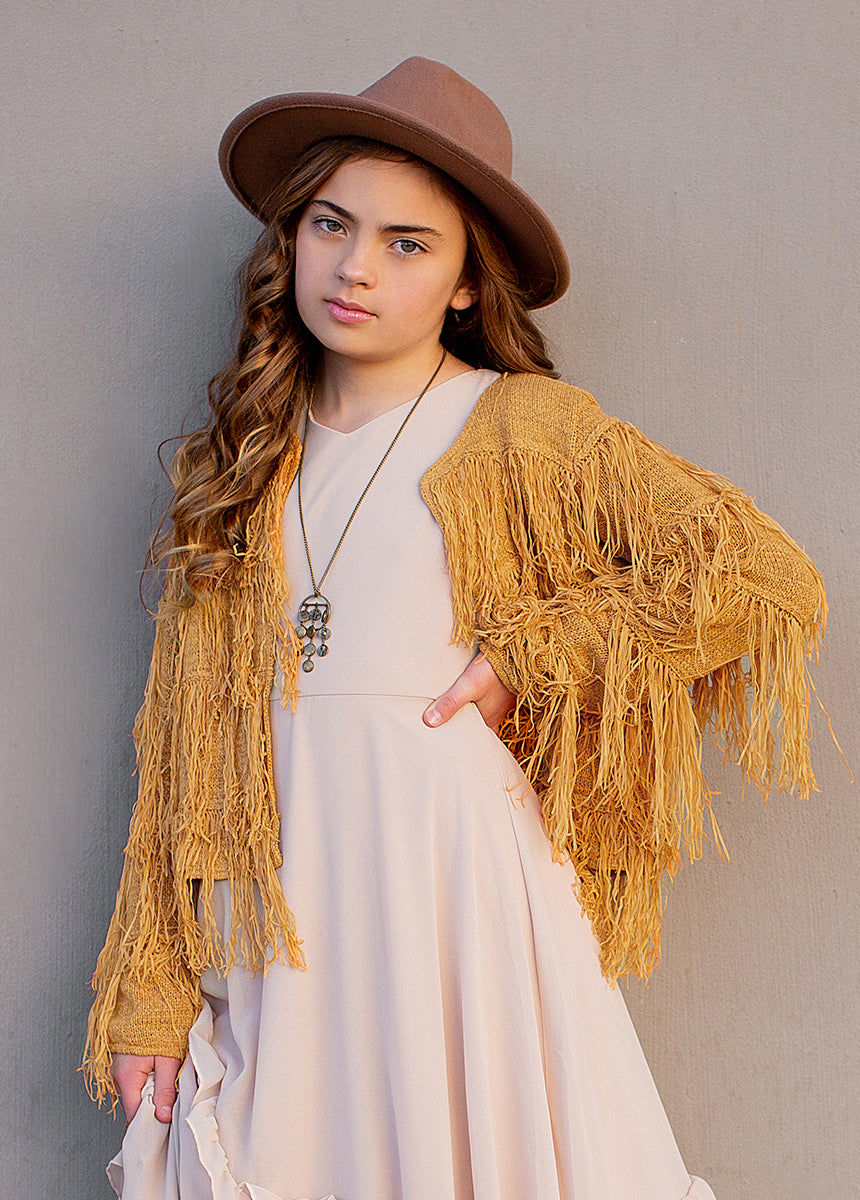 Kylie Cardigan in Camel