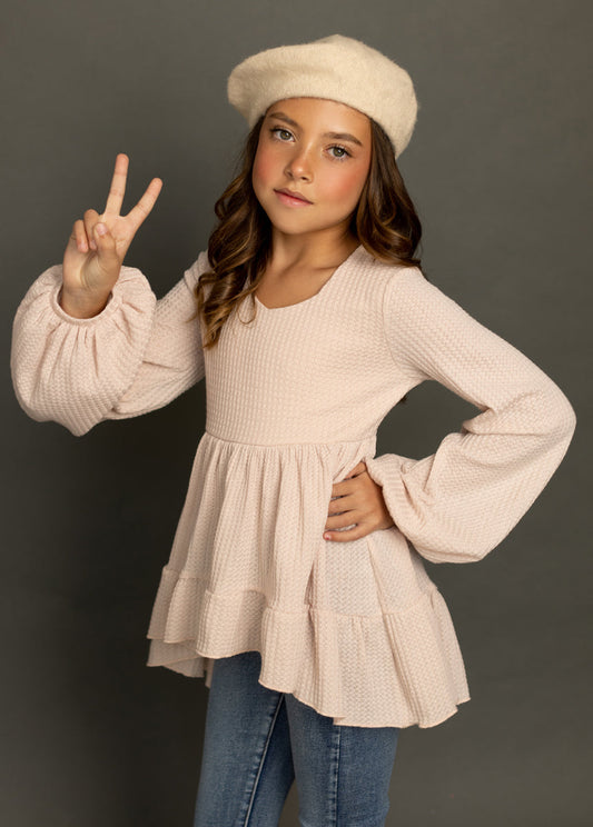 Laila Henley Top in Shell