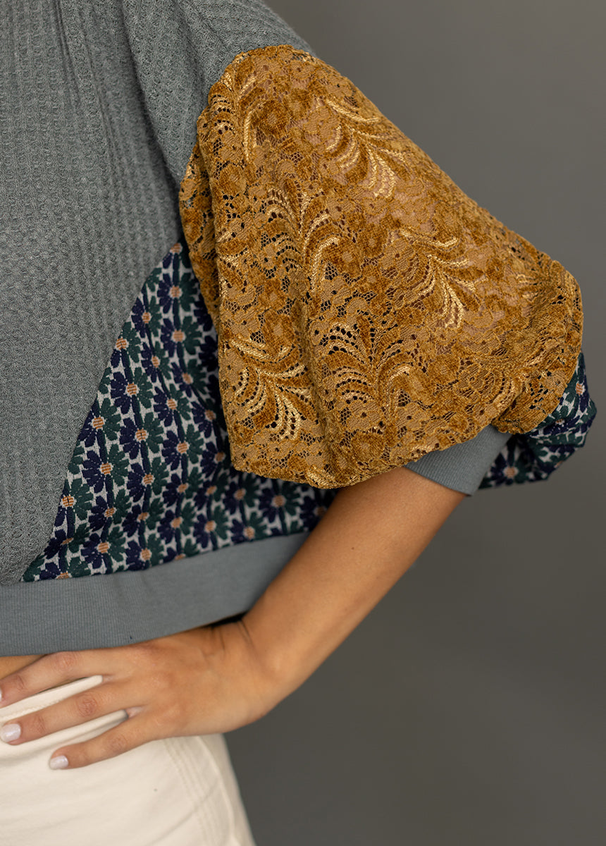 Matyson Hoodie in Dusty Teal