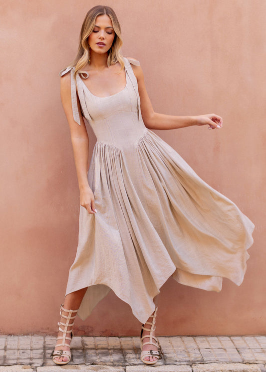 Mayreli Dress in Cloud