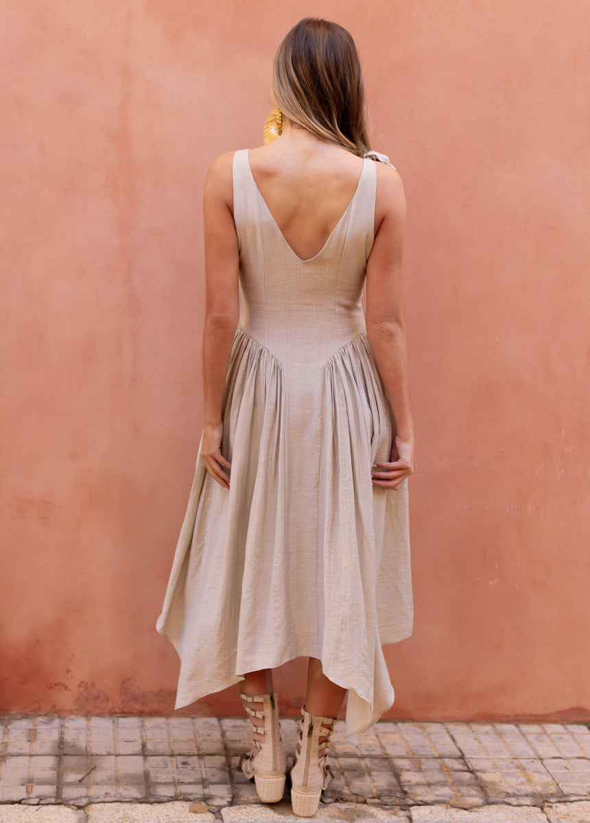 Mayreli Dress in Cloud