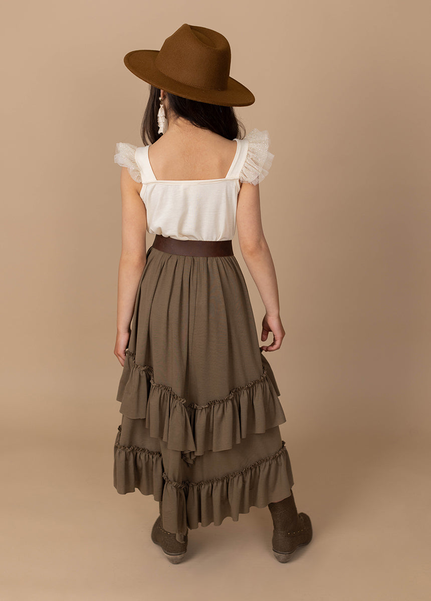 Terrea Skirt in Burnt Oregano