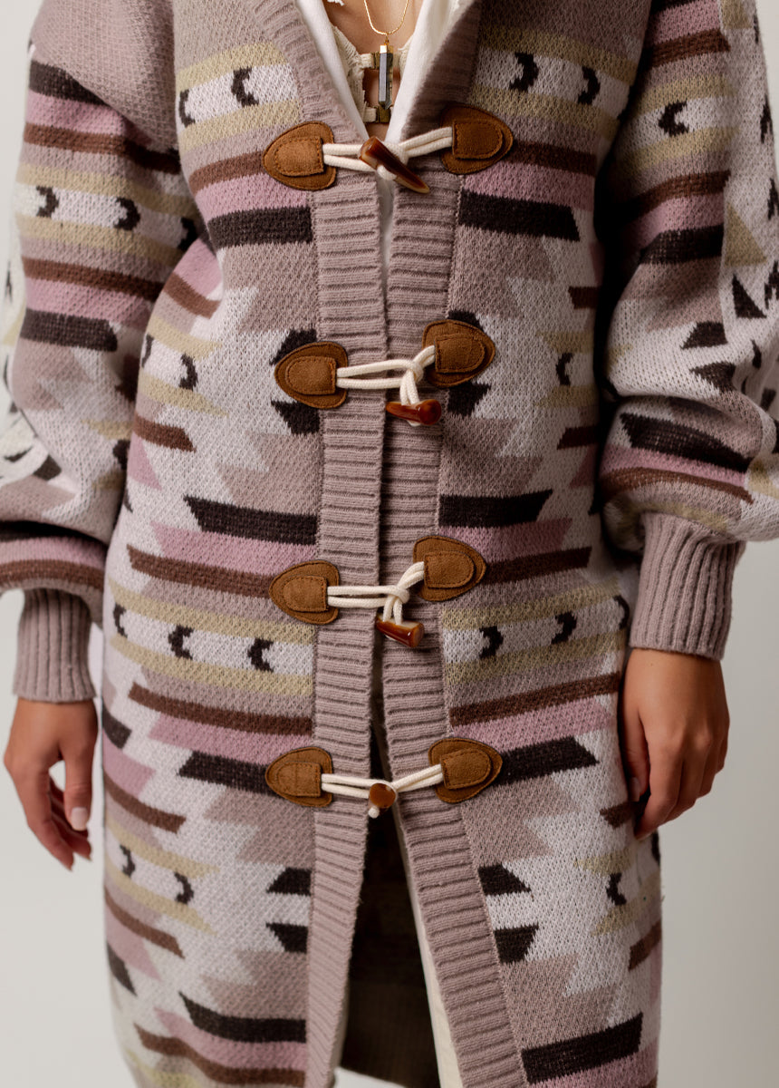 Rianne Sweater in Cream Pattern