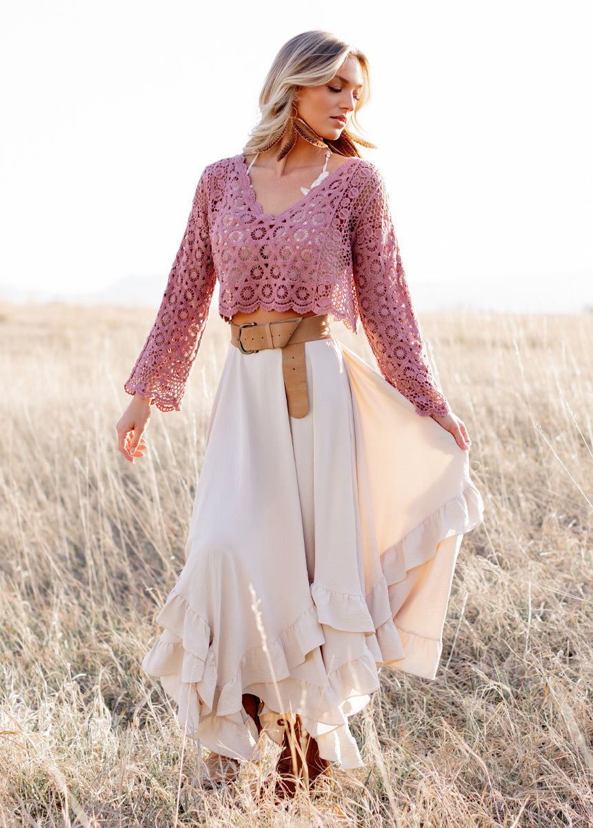 Iyla Top in Dusty Orchid