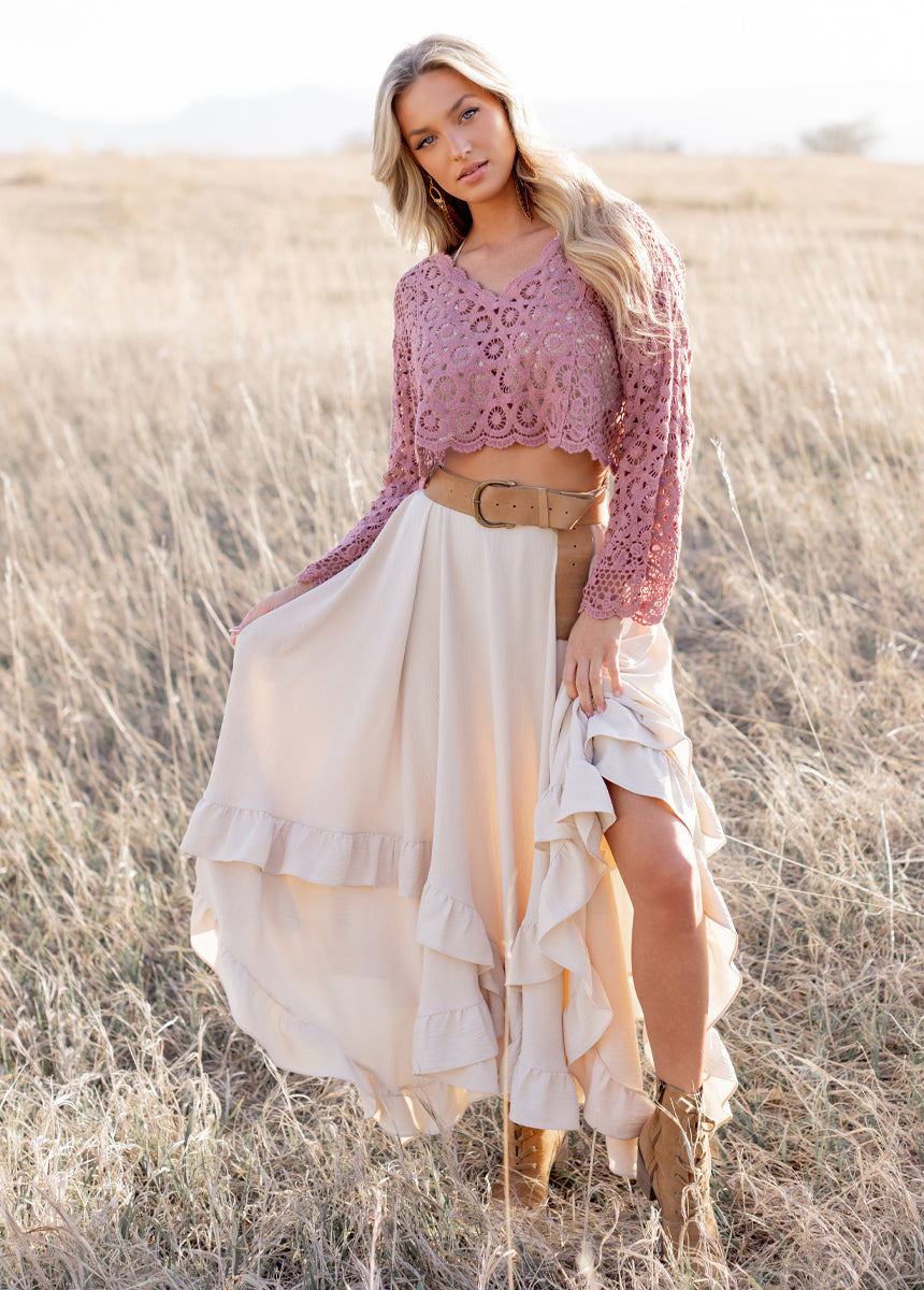 Iyla Top in Dusty Orchid