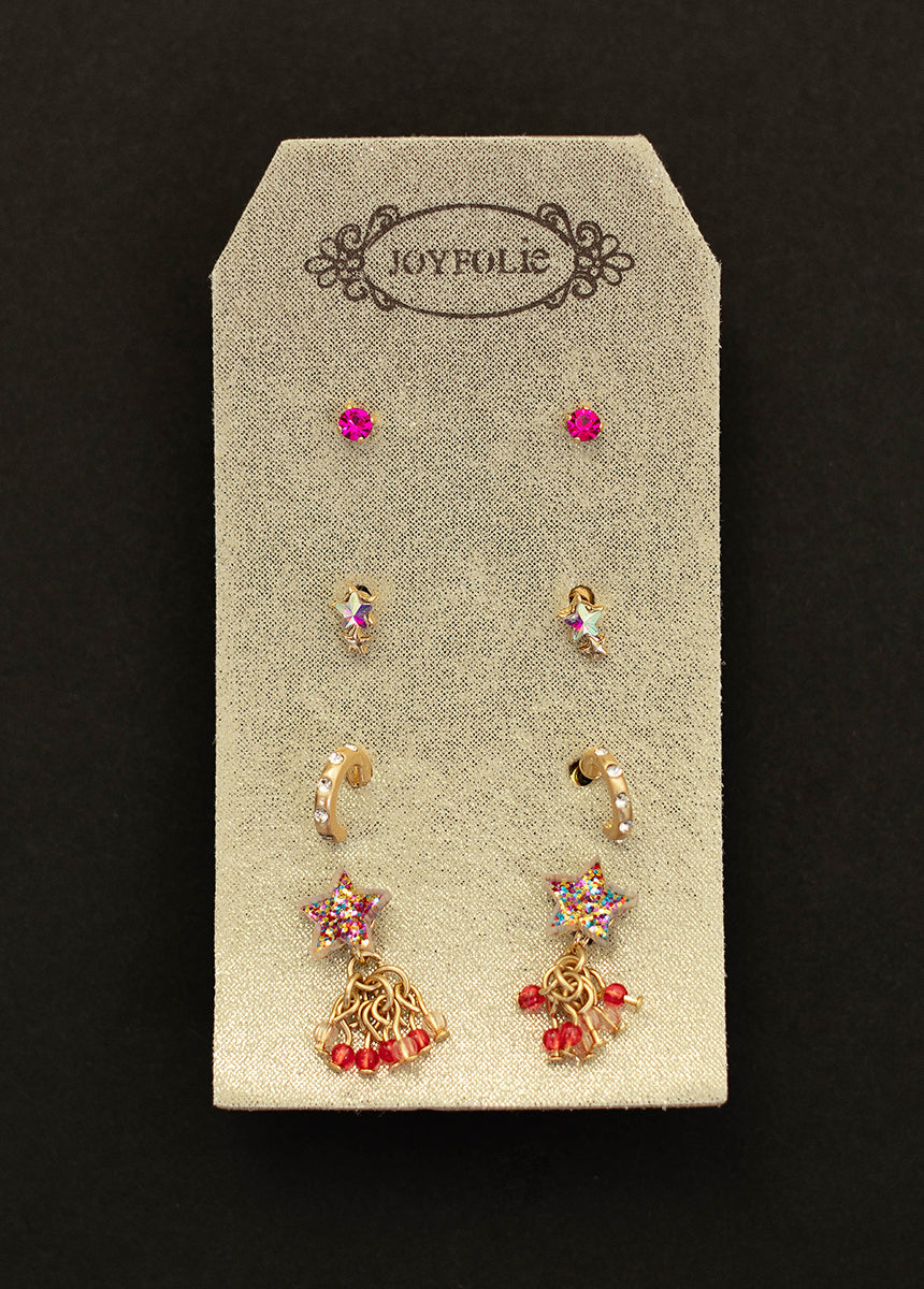 Star Stud Set in Multi