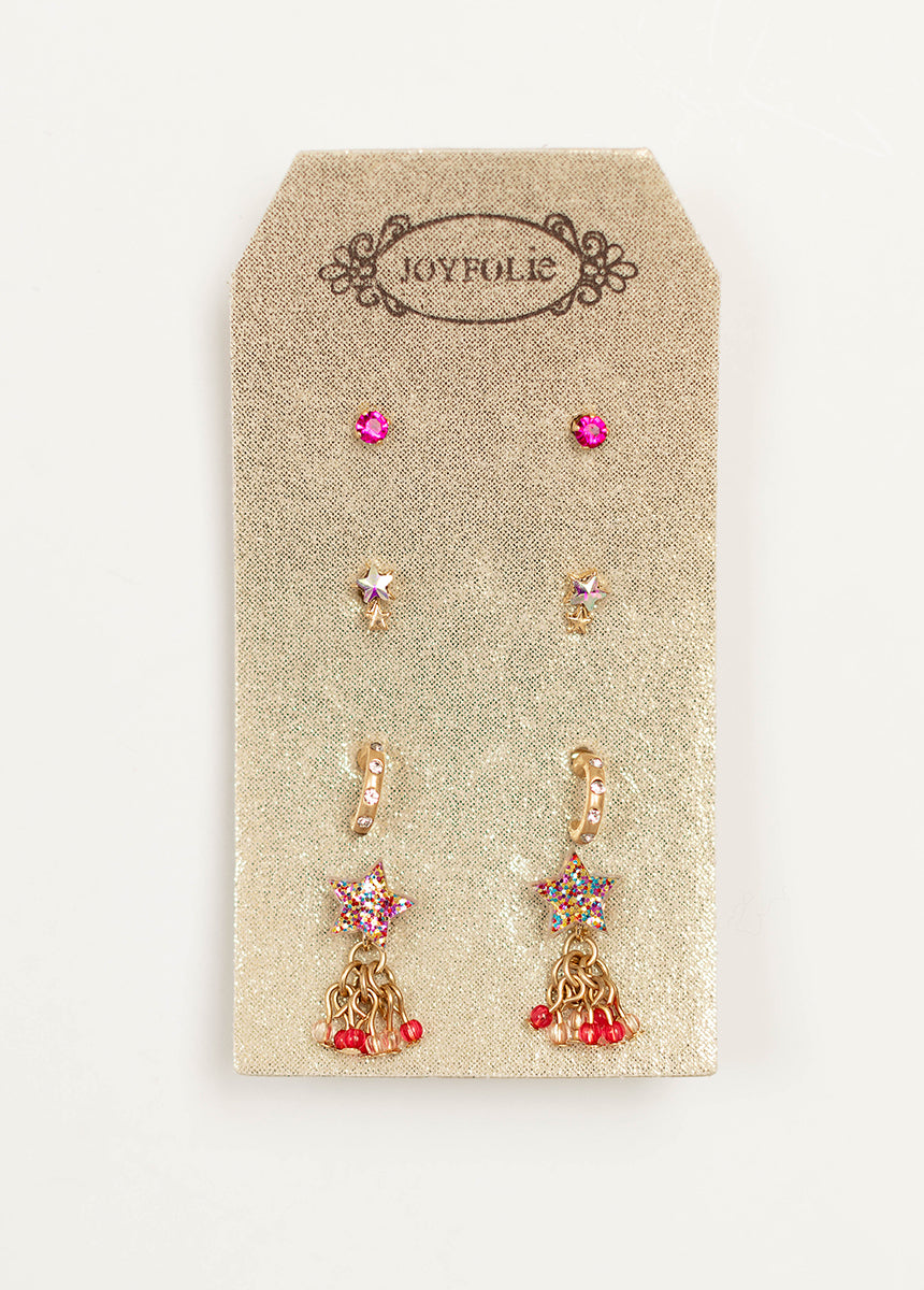 Star Stud Set in Multi