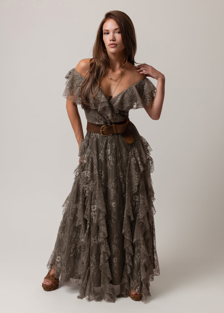 Sylvia Dress in Agave