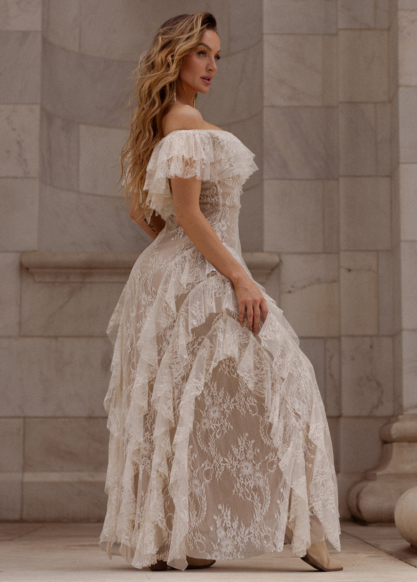 Sylvia Dress in Almond