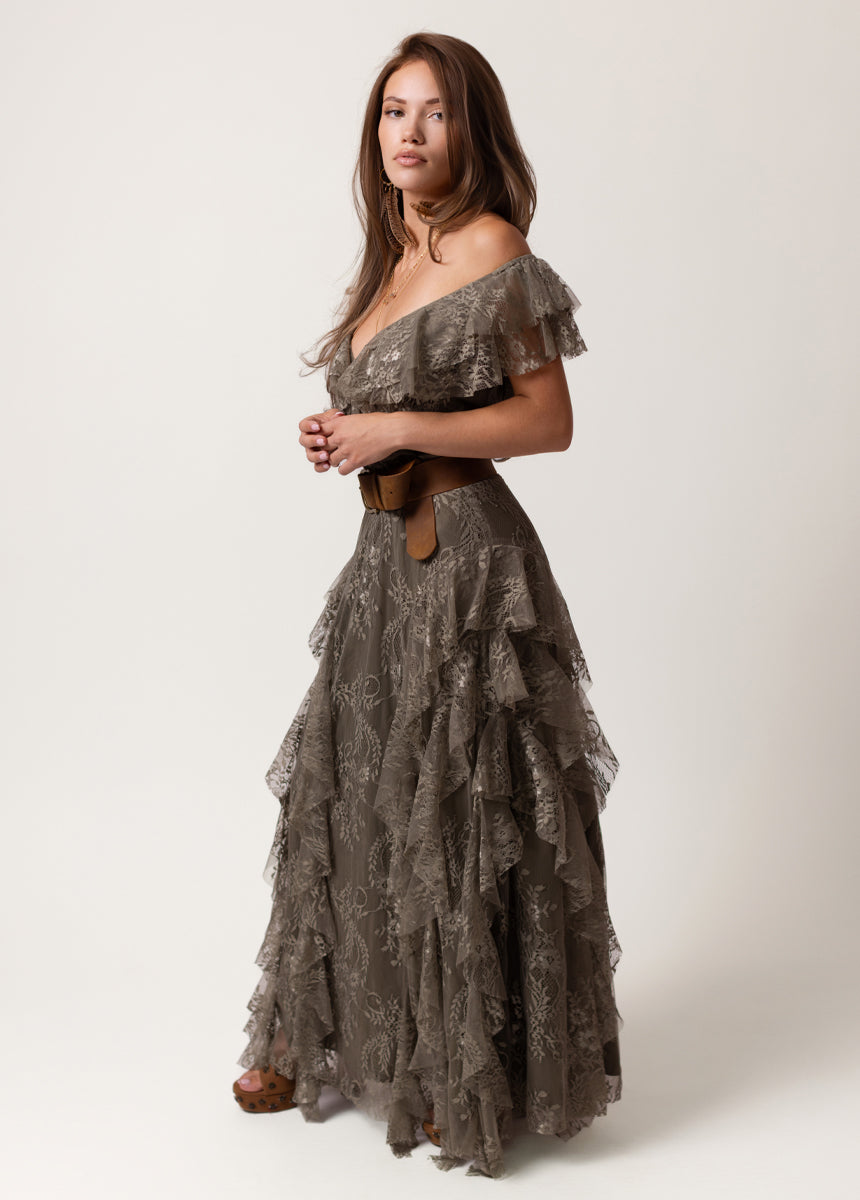 Sylvia Dress in Agave