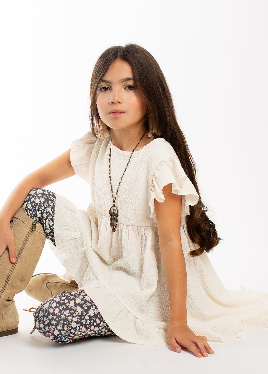 Victoria Legging in Slate Ditsy