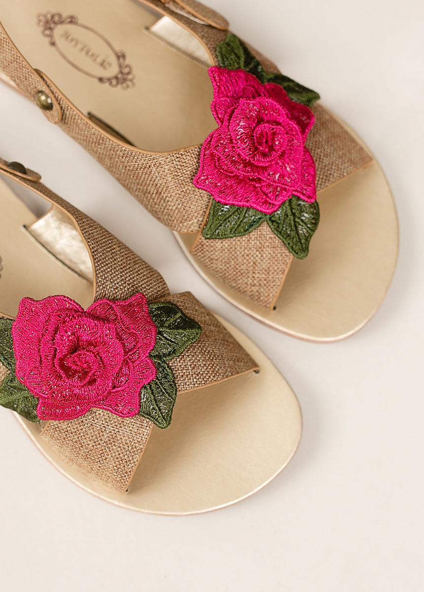 Aria Sandal in Brown