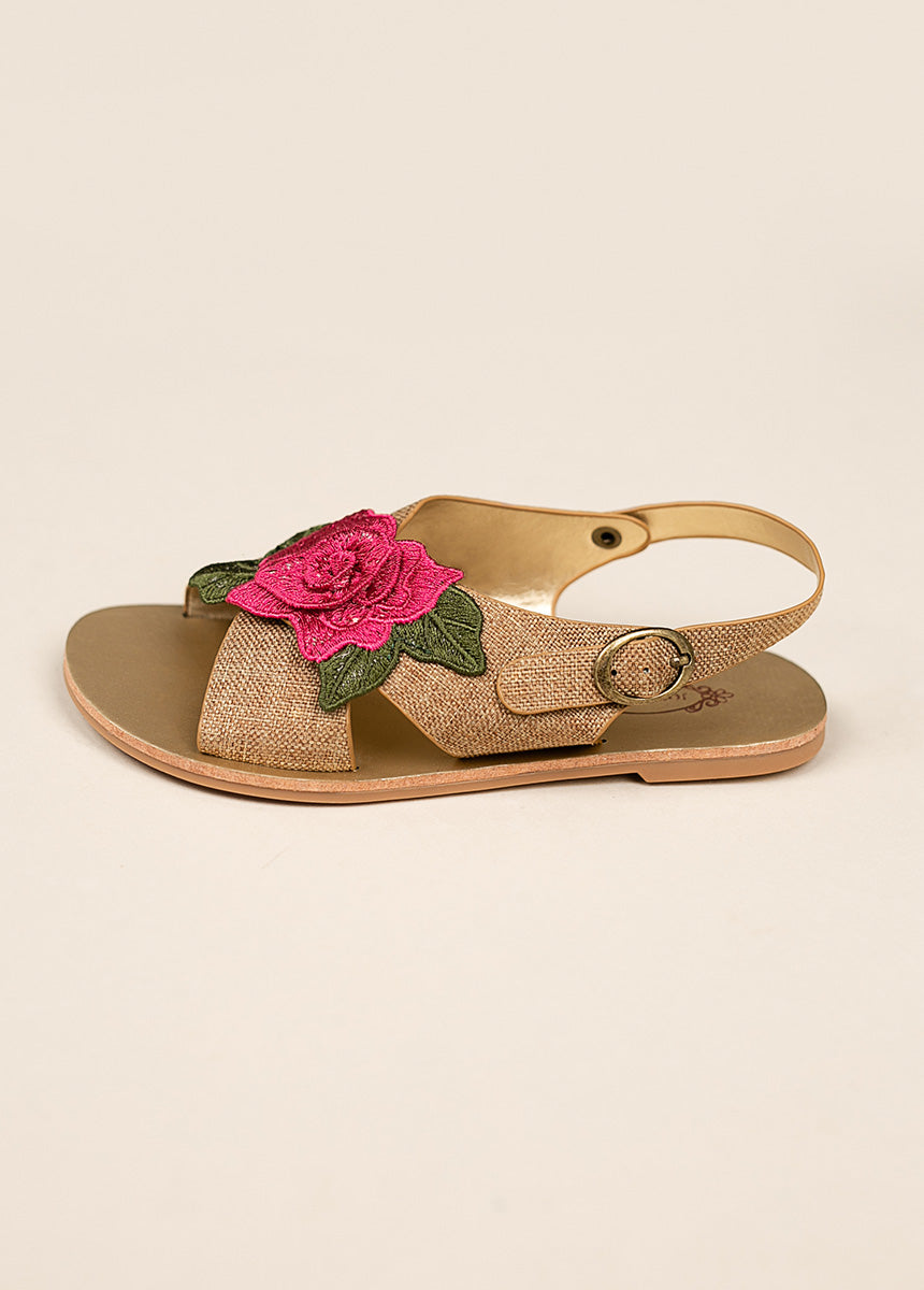 Aria Sandal in Brown