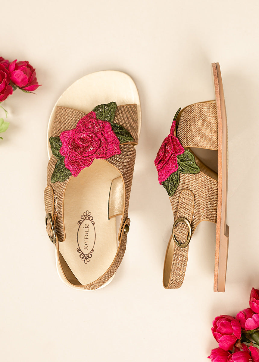 Aria Sandal in Brown