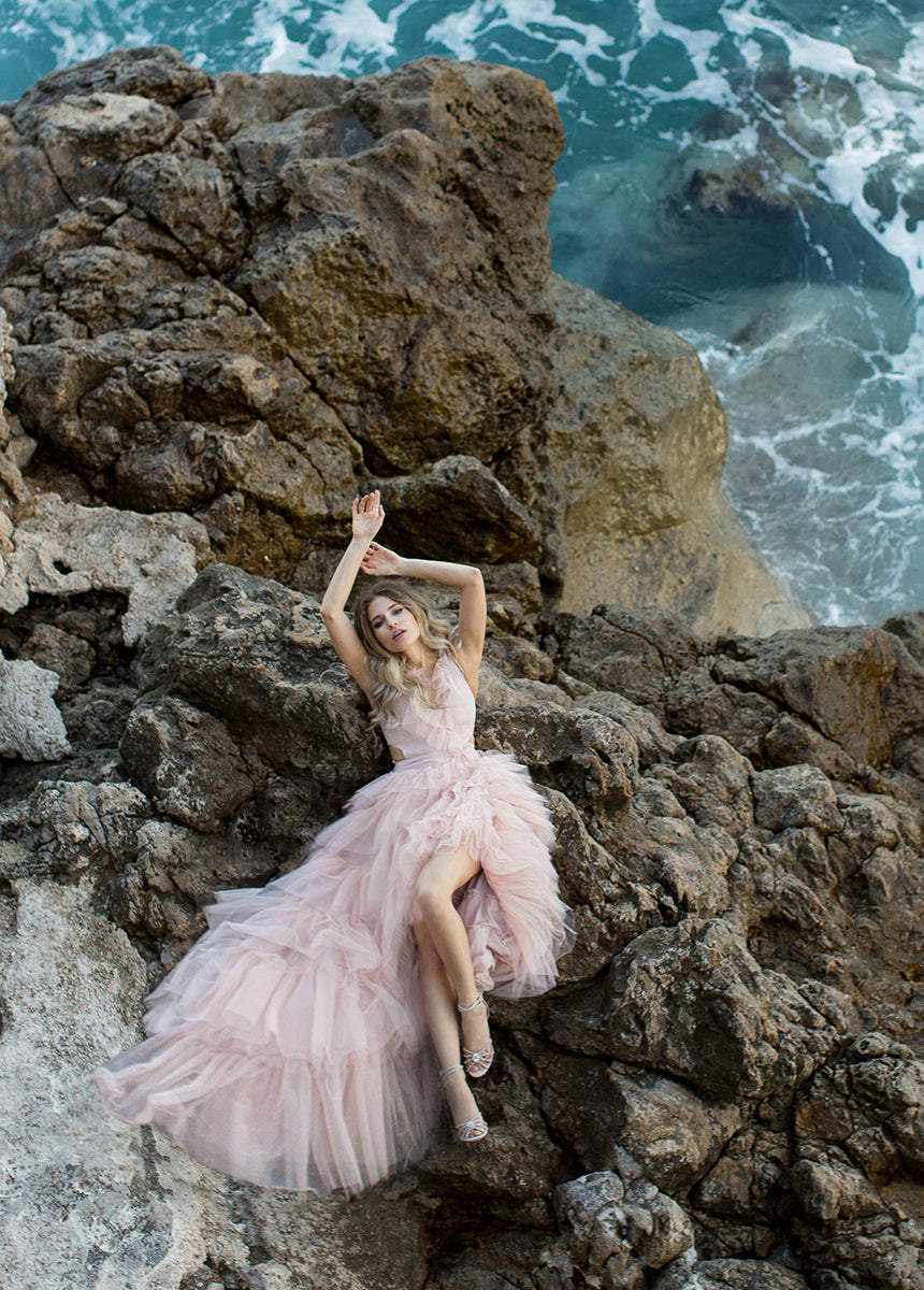 Adrienne Impact Dress in Blush