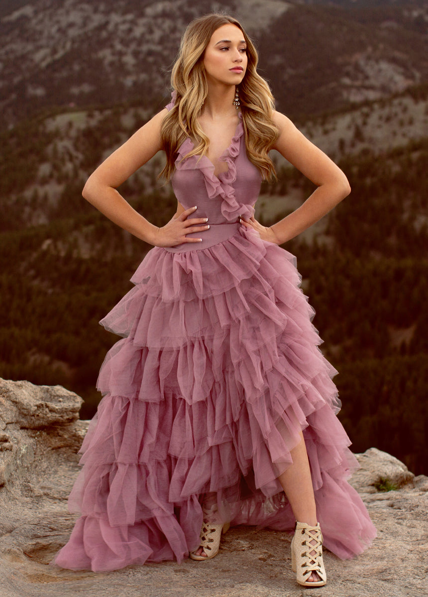 Adrienne Impact Dress in Orchid