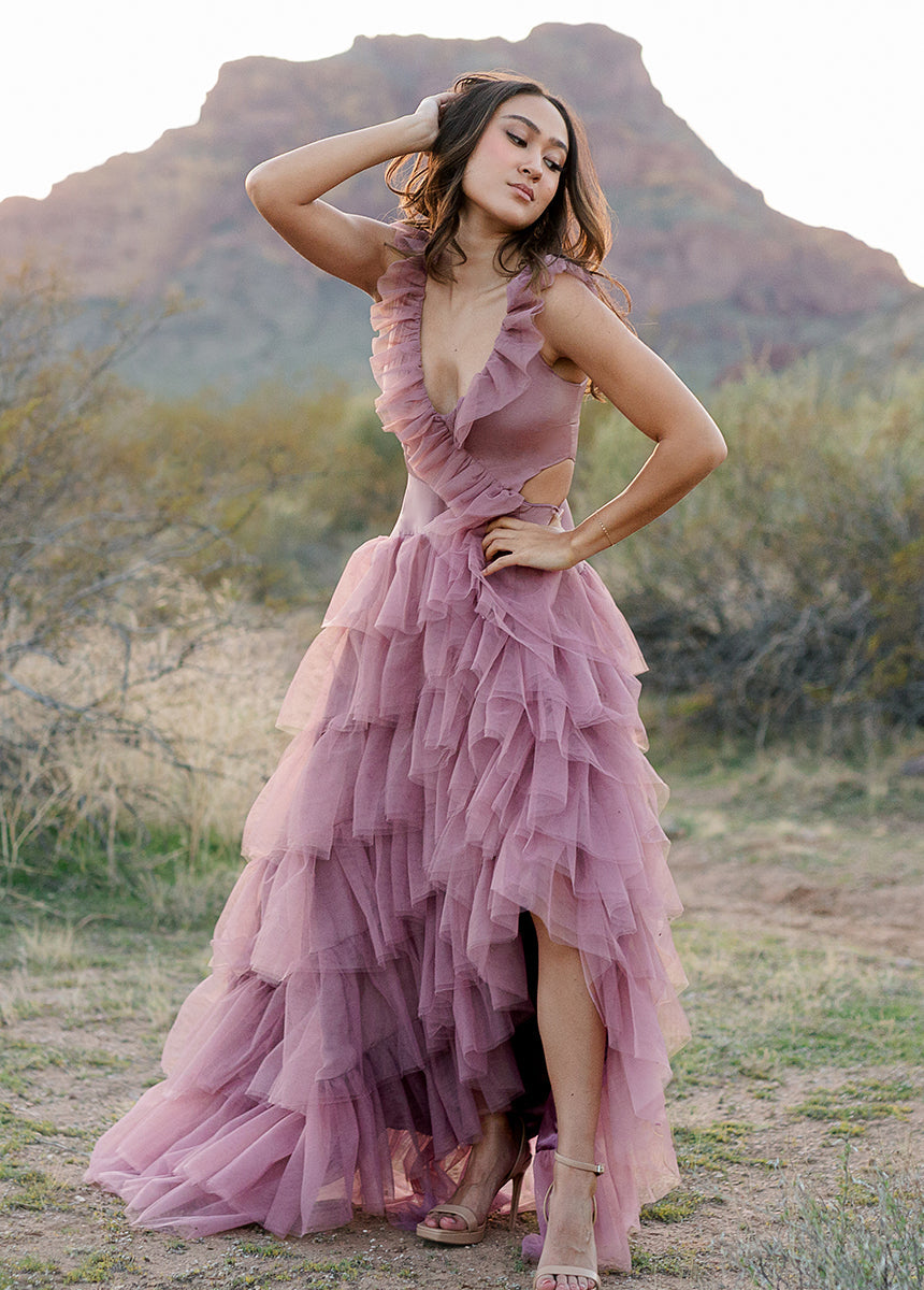 Adrienne Impact Dress in Orchid