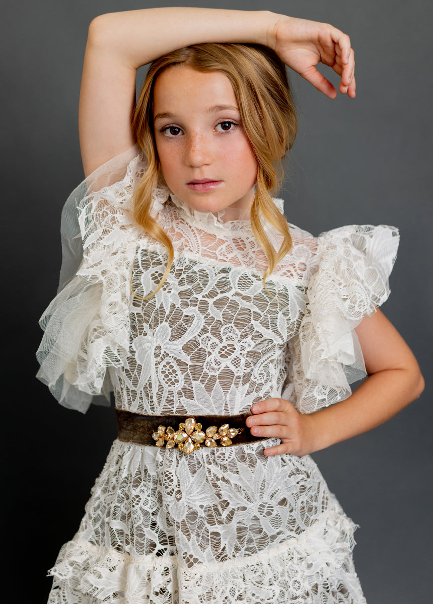 Alethea Impact Dress in Cream