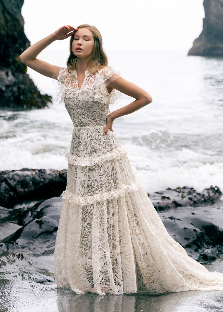 Allegra Impact Dress in Cream