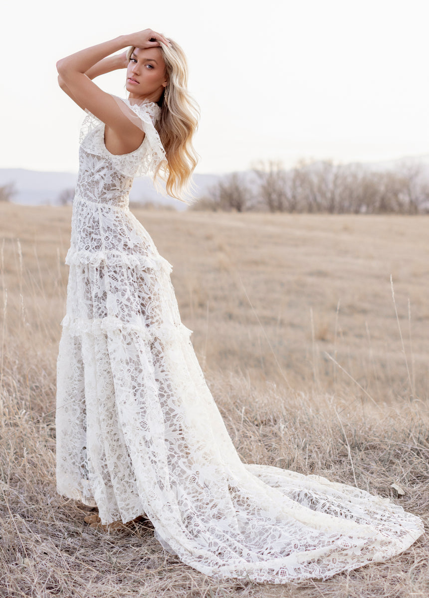 Allegra Impact Dress in Cream