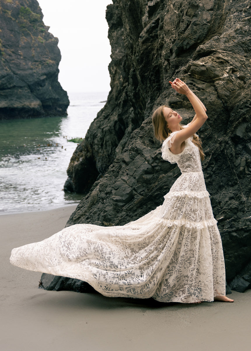 Allegra Impact Dress in Cream