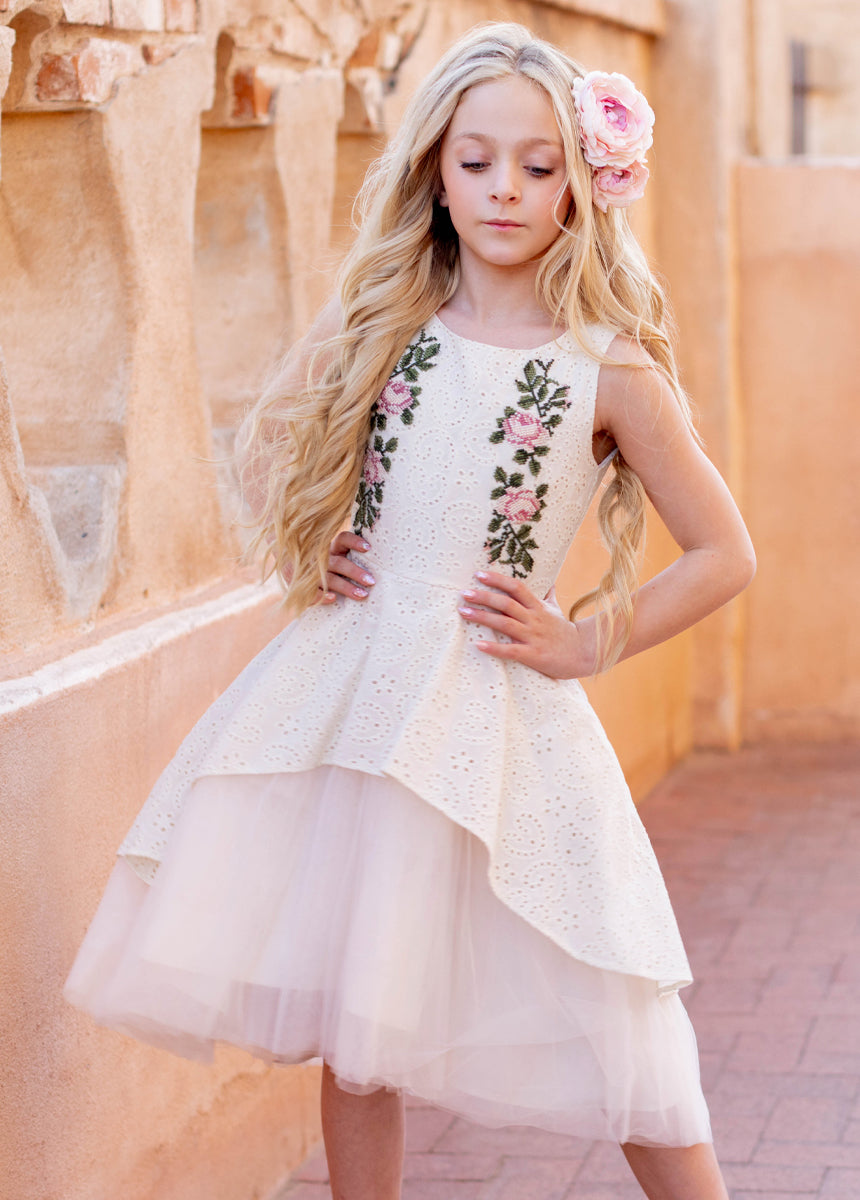 Amberlyn Dress in Cream