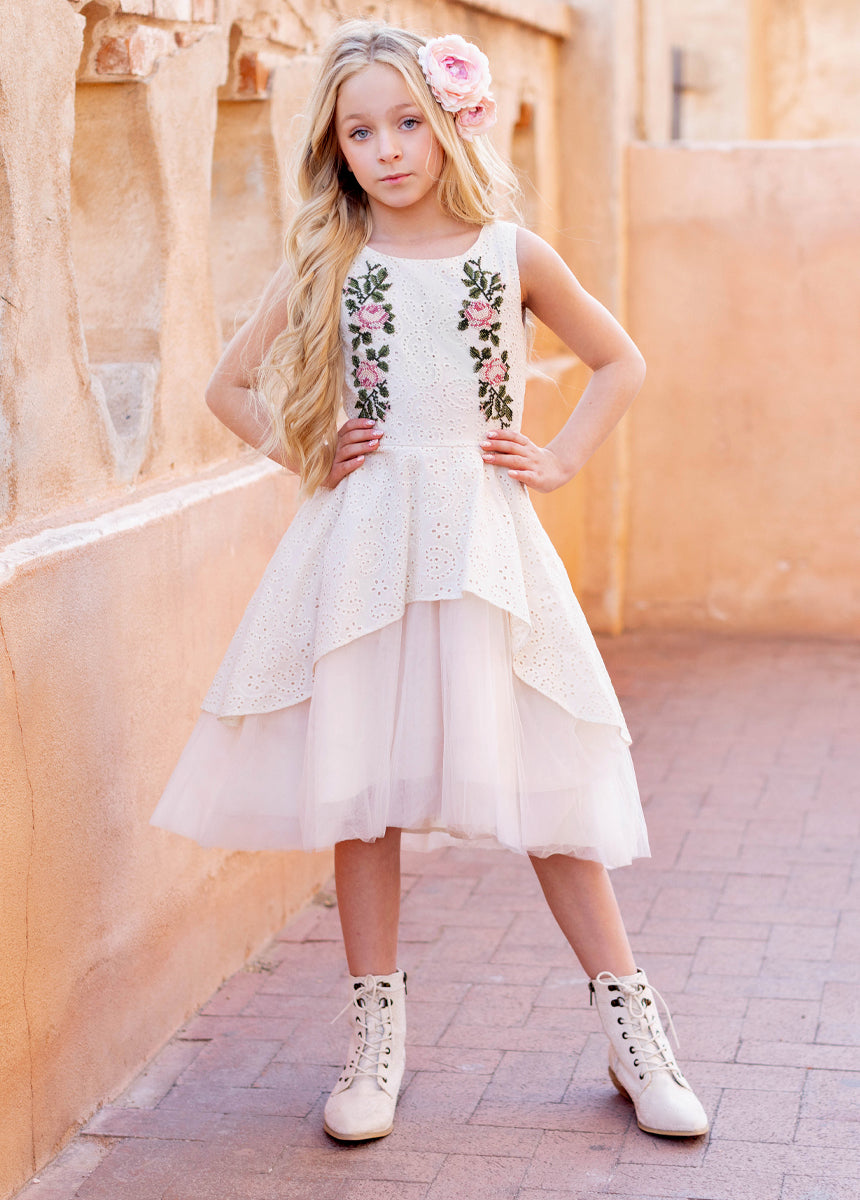 Amberlyn Dress in Cream