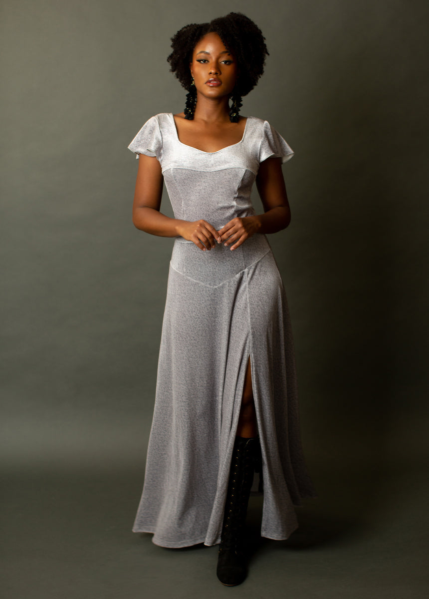 Anastasia Maxi Dress in Pebble