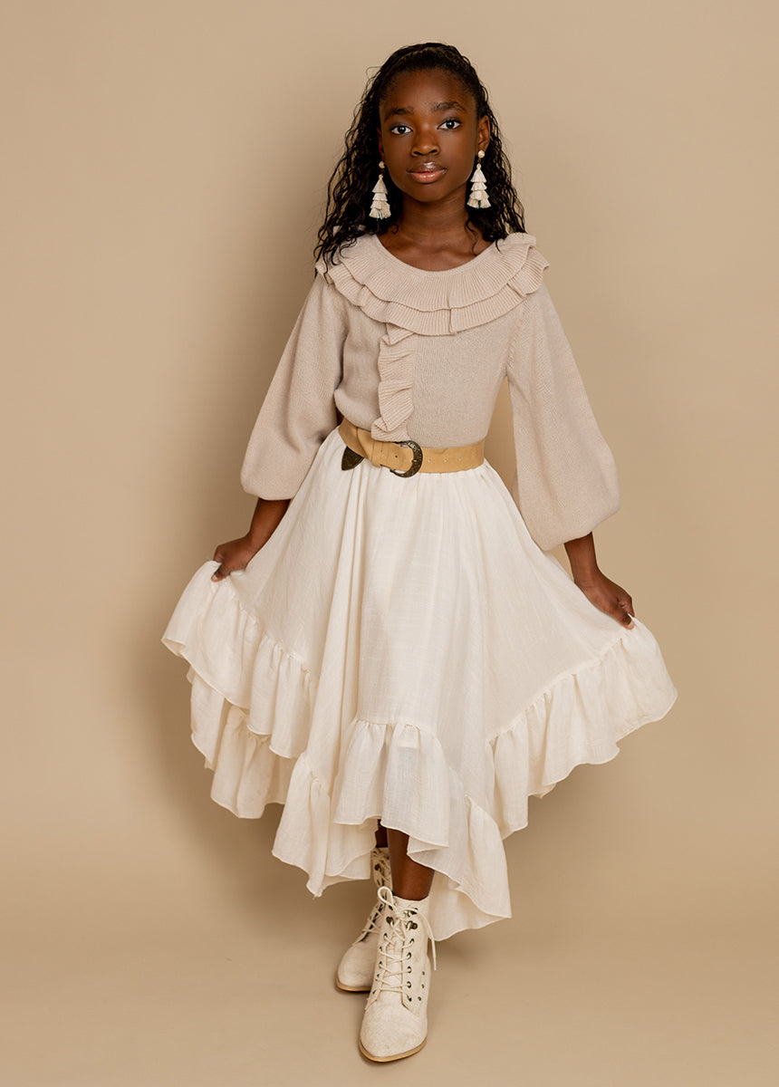 Poesie Skirt in Cream