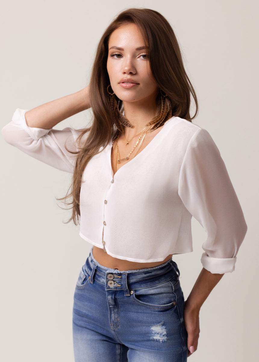 Anja Top in Ivory