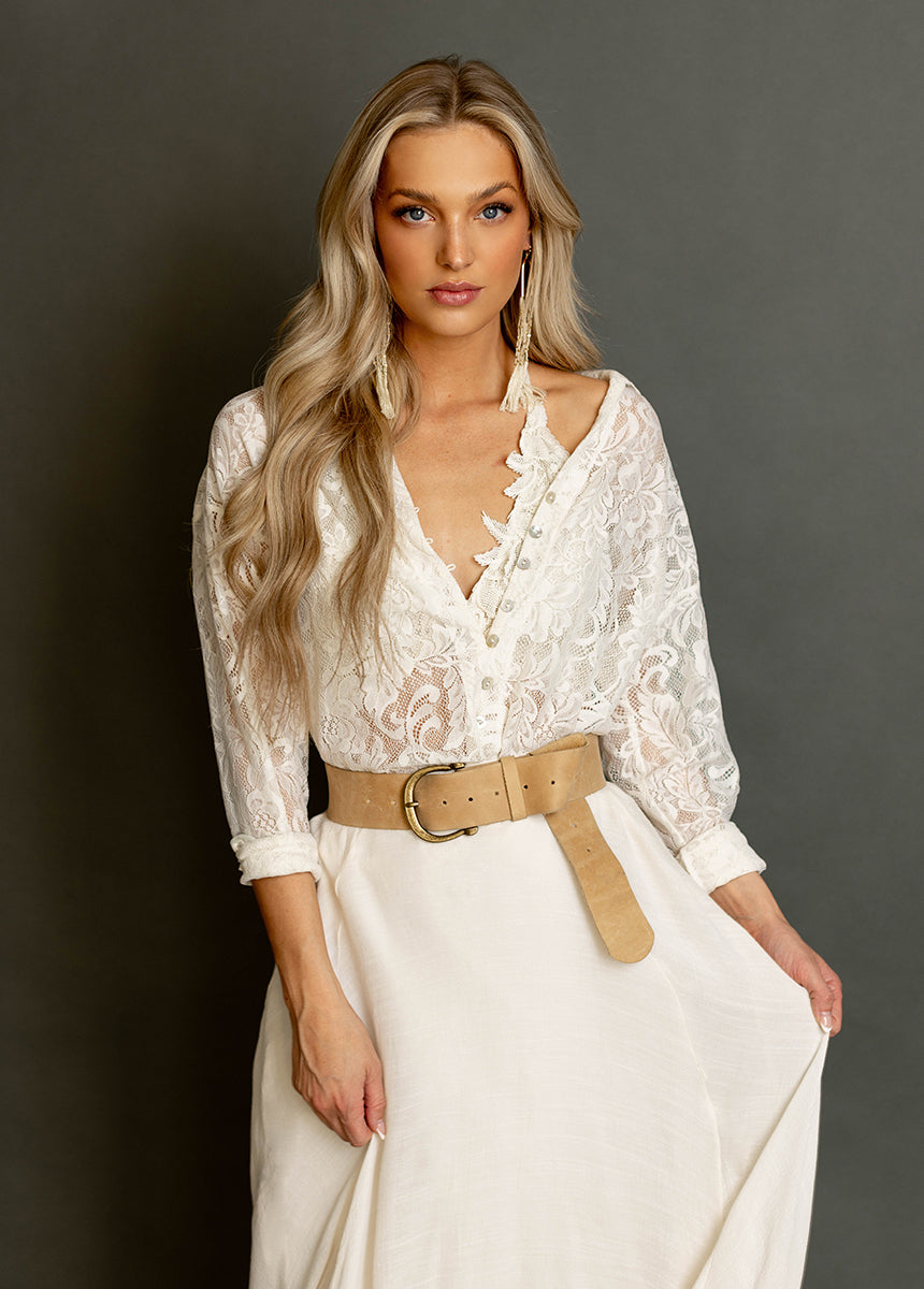 Caeley Top in Cream
