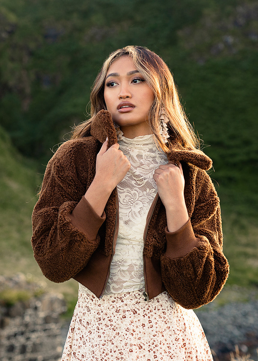 Luxe Jacket in Brown