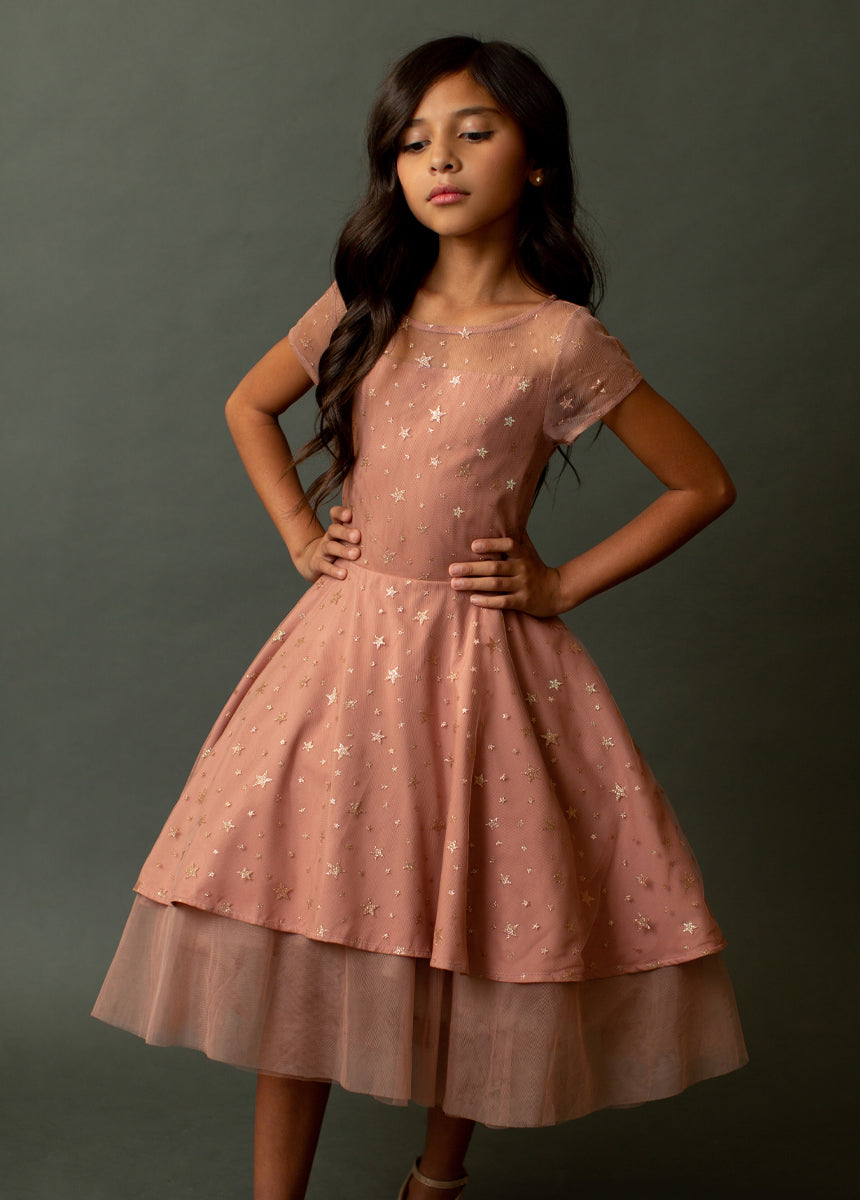 Annalise Dress in Ashe Rose