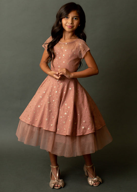 Annalise Dress in Ashe Rose