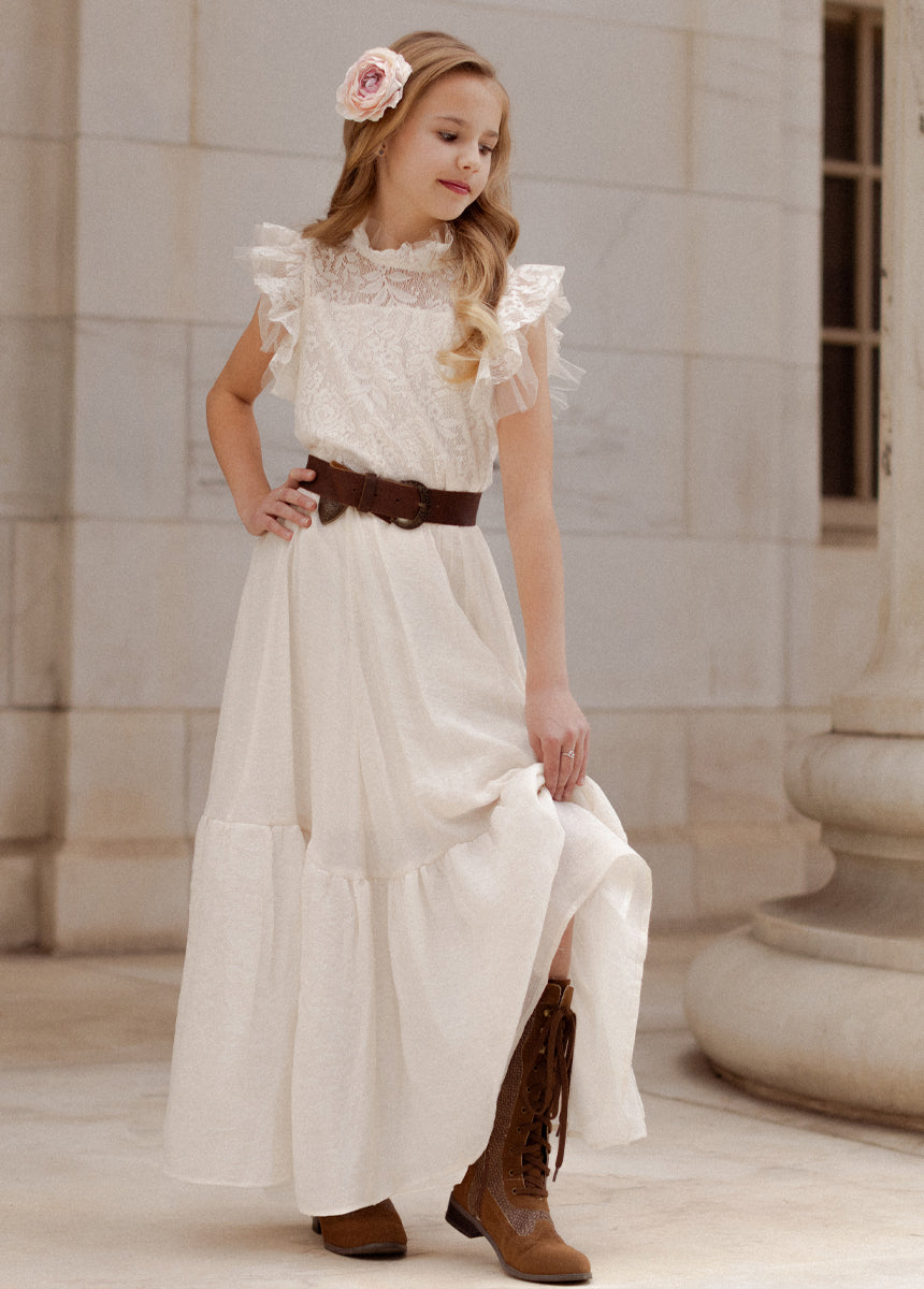 Anouk Top in Cream Lace