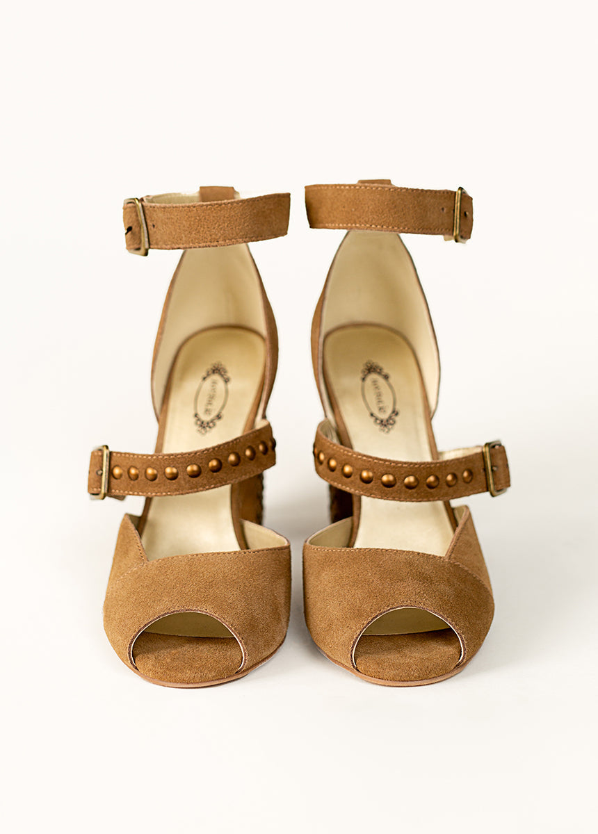 Aquaria High Heel in Nutmeg