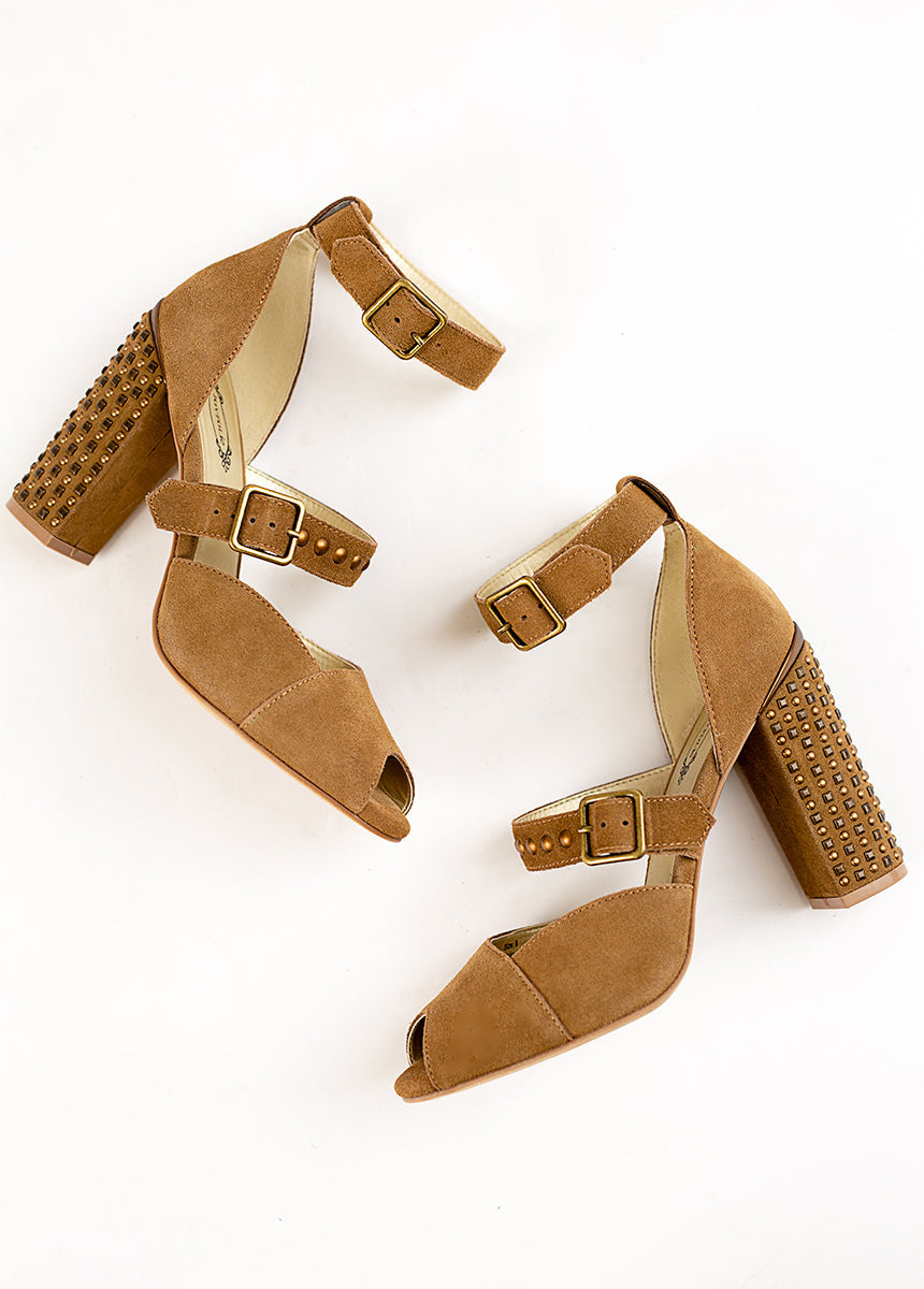 Aquaria High Heel in Nutmeg