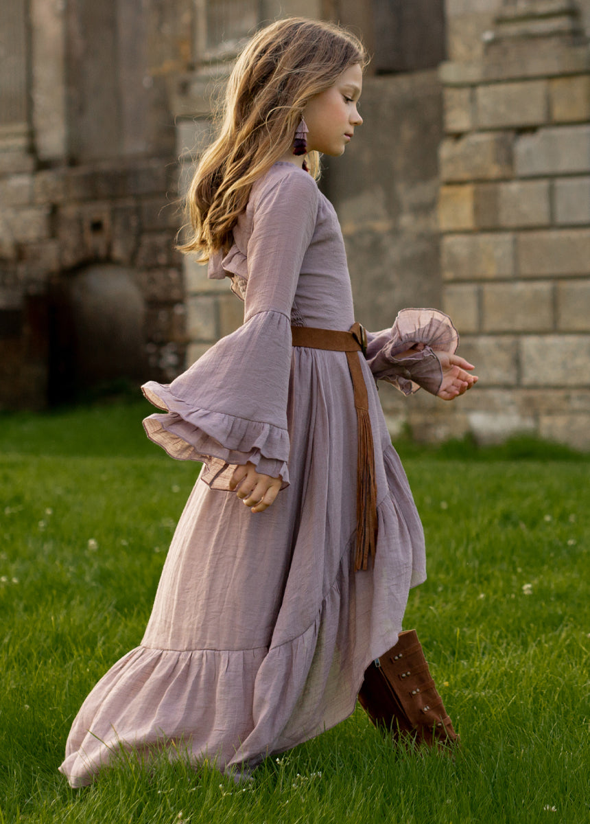 Divaya Dress in Lavender Fog