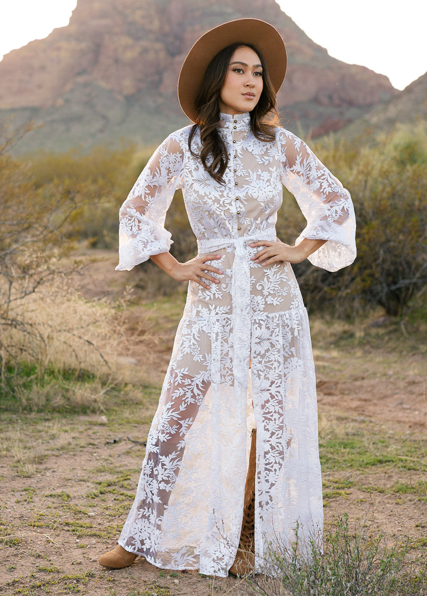 Bellana Dress in Ivory