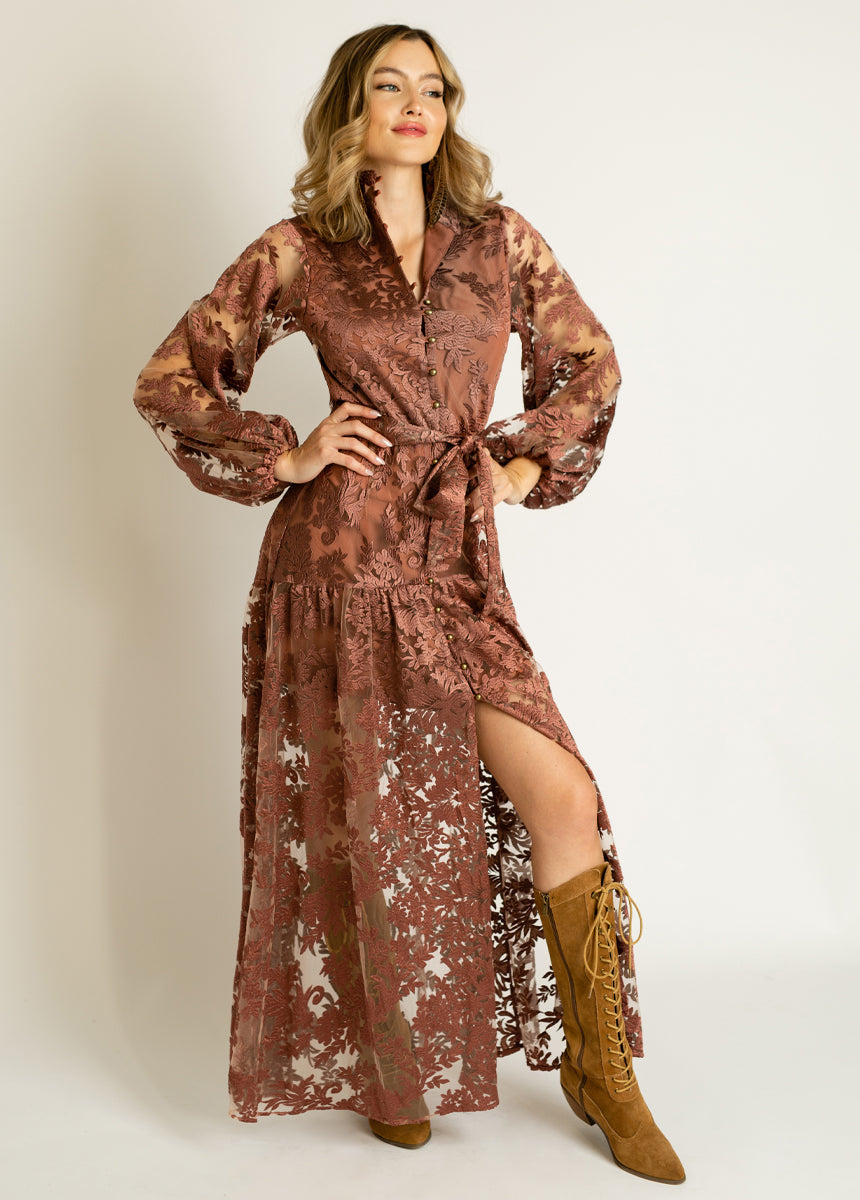 Bellana Dress in Rosette