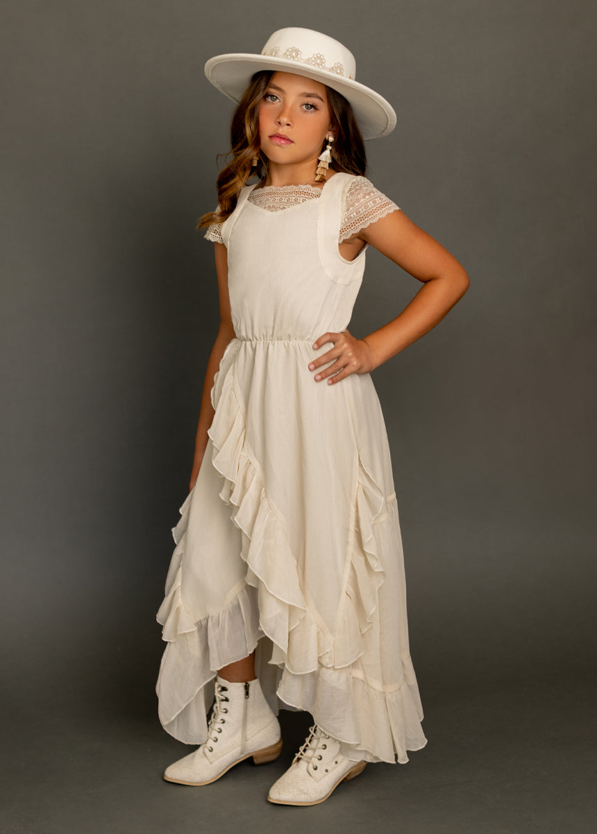 Belleann Dress in Oat