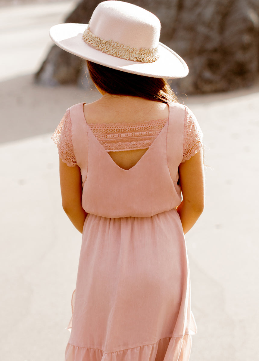 Belleann Dress in Desert Shell