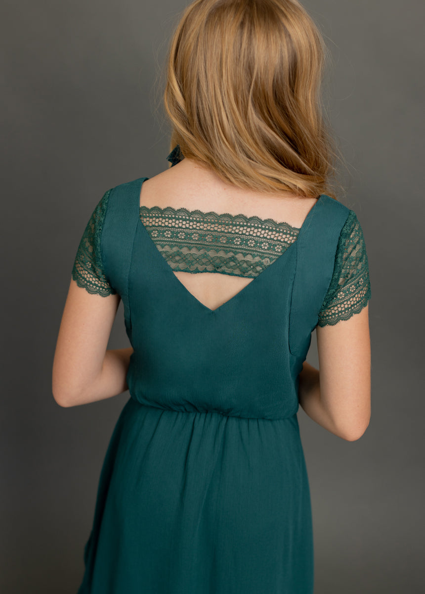 Belleann Dress in Peacock